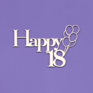 Tekturka Crafty Moly Napis G5 - Urodziny Happy 18